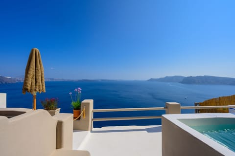 Grand Villa, Private Plunge Pool, Sea View | View from room