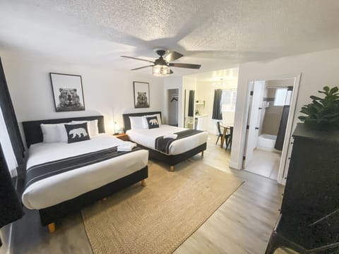 Signature Room, 2 Queen Beds (Wet Bar) | Desk, free WiFi, bed sheets