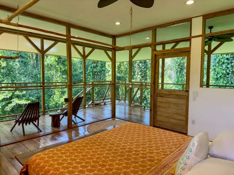 Panoramic Tree House | Premium bedding, memory foam beds, individually decorated