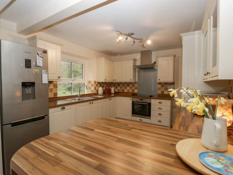 Fridge, dishwasher, electric kettle, toaster