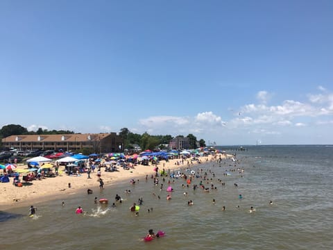 On the beach