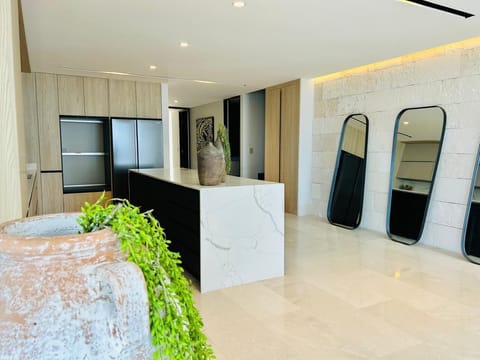 Royal Apartment, 3 Bedrooms, Sea View | Private kitchen | Full-size fridge, microwave, stovetop, blender