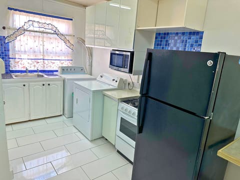 Basic Studio | Private kitchen | Full-size fridge, microwave, oven, stovetop