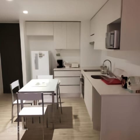 Luxury Apartment | Private kitchenette | Full-size fridge, microwave, oven, toaster