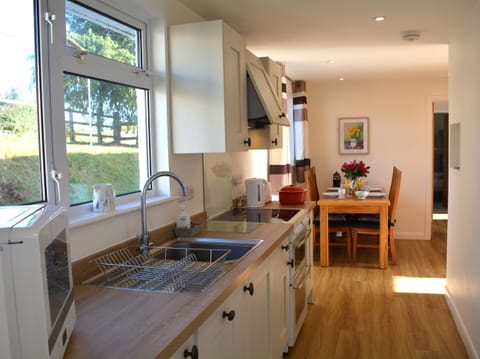 Fridge, dishwasher, electric kettle, toaster