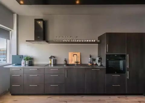 Deluxe Apartment | Private kitchen | Fridge, oven, dishwasher, espresso maker