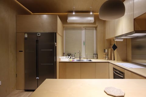 Family, 1 Bed Room, For Business and Travel (1 Separate Bed Room in Shared Space / Foreigners Only) | Shared kitchen facilities | Full-size fridge, microwave, oven, stovetop