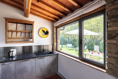 Villa | Private kitchen | Full-size fridge, oven, stovetop, dishwasher