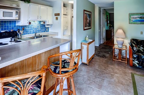 Microwave, oven, stovetop, coffee grinder