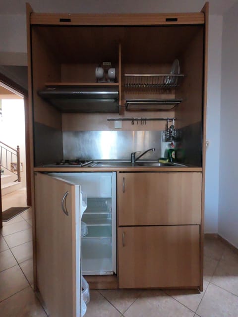 Basic Apartment, 1 Bedroom | Private kitchenette | Fridge, cookware/dishes/utensils