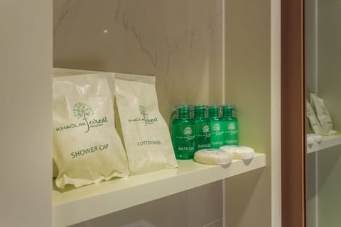 Deluxe Room, Pool Access | Bathroom amenities | Shower, free toiletries, hair dryer, bathrobes