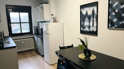 Shared fridge, microwave