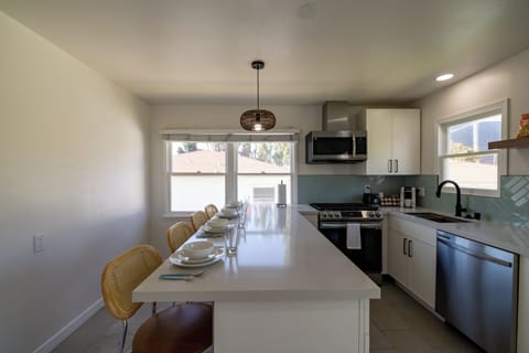 Family Cottage, 2 Bedrooms | Private kitchen | Dishwasher, coffee/tea maker