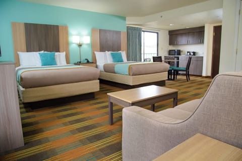 Family Suite, 1 Bedroom | Iron/ironing board, free WiFi, bed sheets