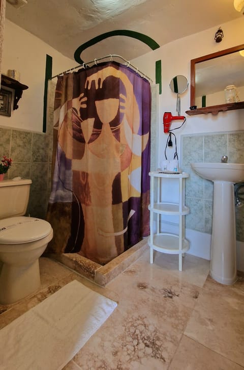 Exclusive Room | Bathroom | Shower, rainfall showerhead, hair dryer, towels