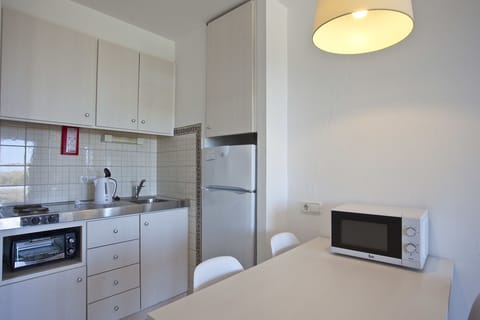 Basic Apartment, 2 Bedrooms | Private kitchen | Full-size fridge, microwave, oven, stovetop