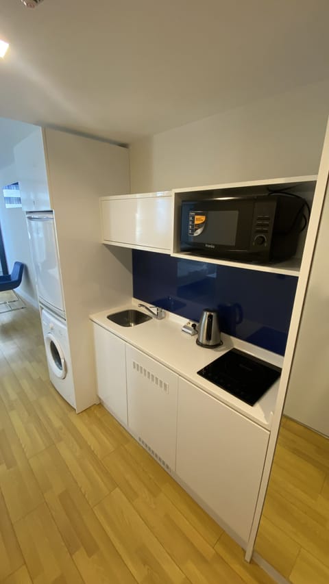 Superior Studio, Multiple Beds, Non Smoking, Partial Sea View | Private kitchen | Full-size fridge, microwave, stovetop, electric kettle