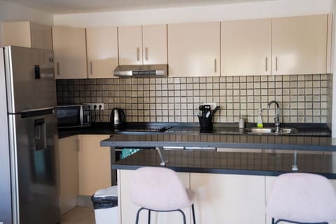 Luxury Condo | Private kitchen | Mini-fridge, microwave, stovetop, toaster