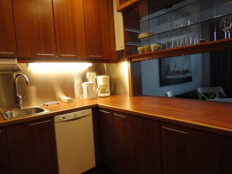 Basic Studio | Private kitchen | Fridge, microwave, coffee/tea maker, electric kettle