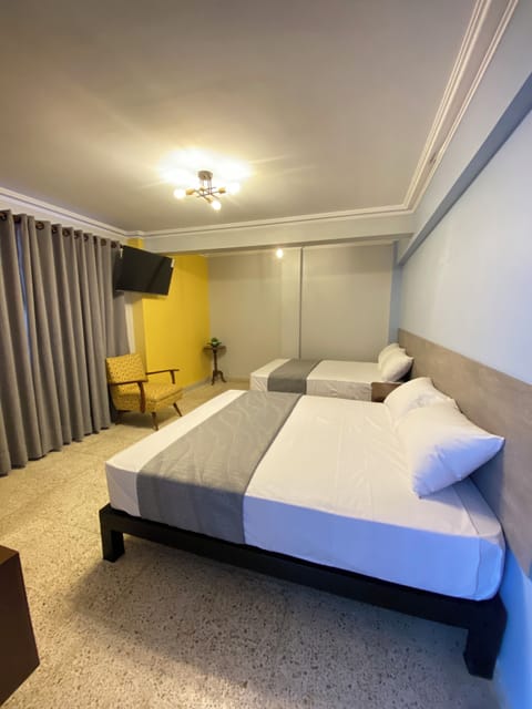 Family Double Room | Premium bedding, down comforters, memory foam beds, free WiFi