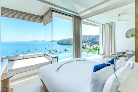 Panoramic Pool Villa Room | Premium bedding, free minibar items, in-room safe, desk