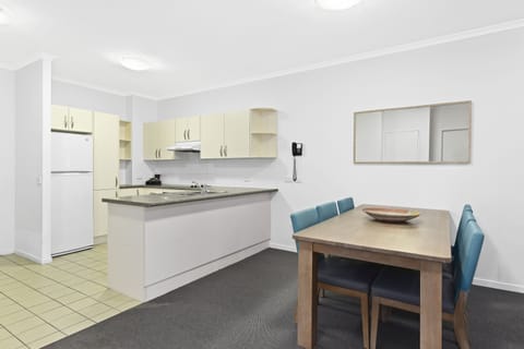 Standard Room, 2 Bedrooms, Non Smoking | Private kitchen | Full-size fridge, microwave, stovetop, dishwasher