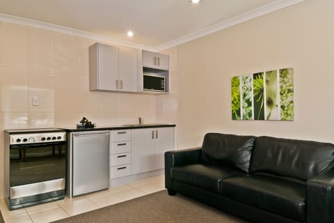 Deluxe Apartment, 2 Bedrooms | Private kitchenette | Fridge, microwave, coffee/tea maker, electric kettle