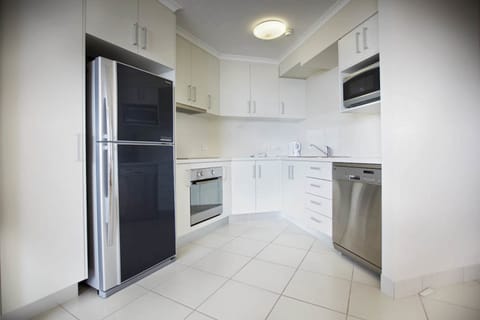 2 Bedroom Premium Apartment | Private kitchen | Full-size fridge, microwave, oven, stovetop