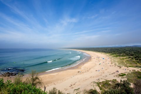 Beach nearby, white sand