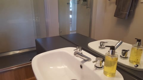 Standard Studio, Kitchenette (Waterfront Studio) | Bathroom | Shower, free toiletries, towels