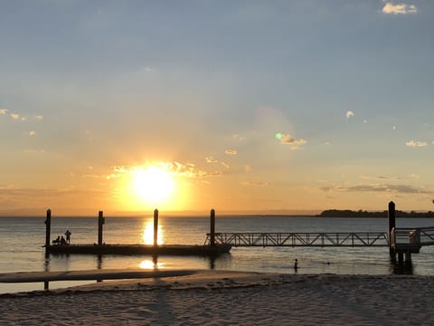 Beach nearby, white sand