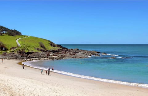 Beach nearby, white sand