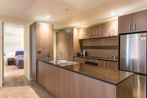 Standard Apartment, 2 Bedrooms (Ocean View) | Private kitchen | Full-size fridge, microwave, oven, stovetop