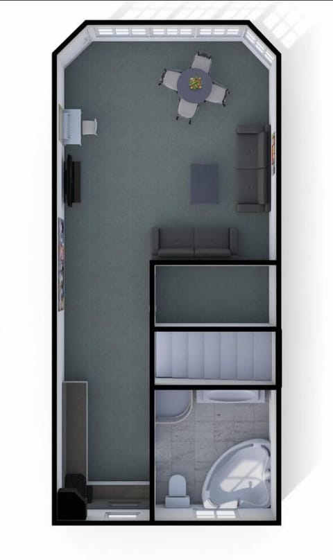 Superior Room, Non Smoking, Kitchen (Two Bedroom Apartment) | Floor plan