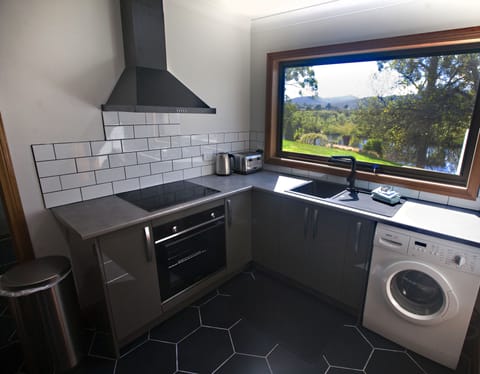 The Derwent Cottage | Private kitchen | Microwave, coffee/tea maker, electric kettle, toaster