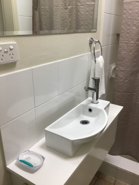 Deluxe Queen  | Bathroom | Shower, free toiletries, hair dryer, towels