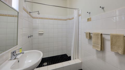 Family Room - Non Smoking  | Bathroom | Shower, free toiletries, hair dryer, towels