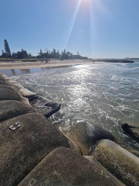 Beach nearby, white sand