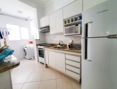 Comfort Apartment | Private kitchen | Full-size fridge, microwave, oven, blender