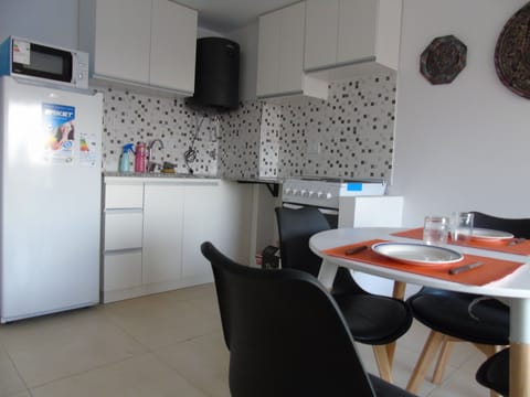 Exclusive Apartment | Private kitchen | Fridge, microwave, oven, electric kettle