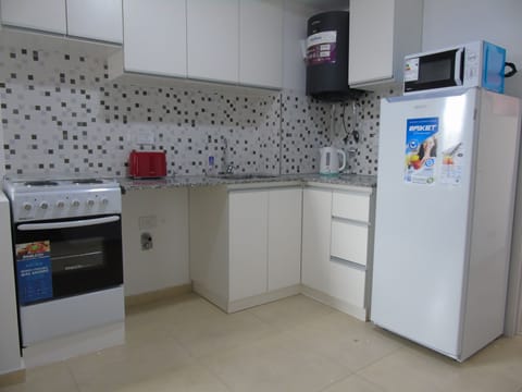 Exclusive Apartment | Private kitchen | Fridge, microwave, oven, electric kettle