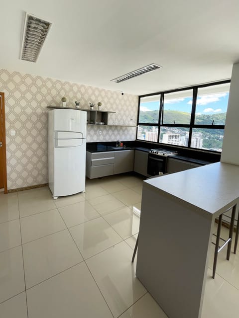 Basic Apartment | Private kitchen | Fridge, microwave, stovetop, electric kettle