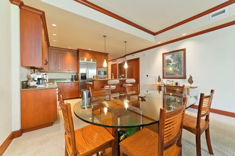 Condo | Private kitchen | Full-size fridge, microwave, oven, stovetop