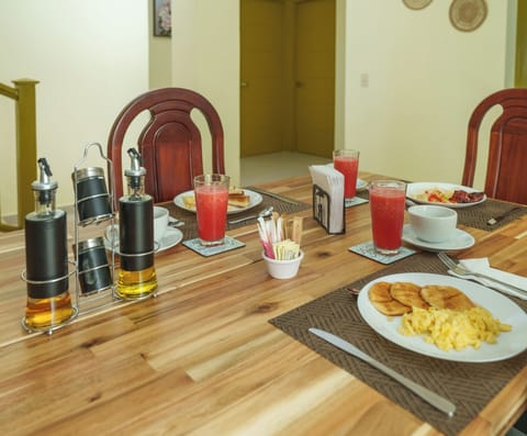 Daily cooked-to-order breakfast (USD 6 per person)