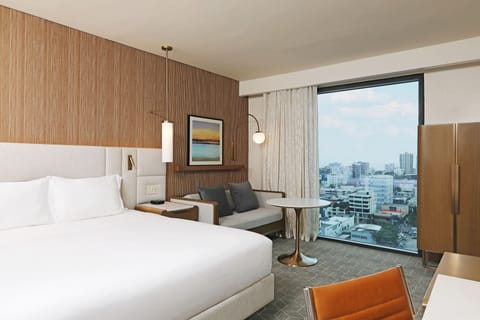 Premium bedding, minibar, in-room safe, desk