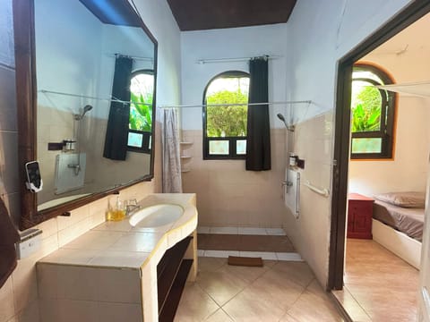 Deluxe Double or Twin Room | Bathroom | Shower, towels, soap, shampoo