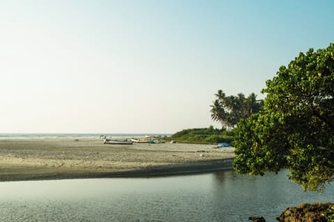 Beach nearby, white sand