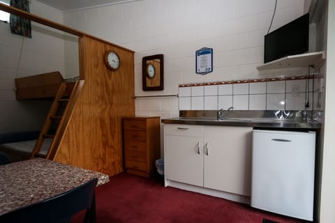 Basic Cabin, Shared Bathroom | Private kitchenette | Microwave, coffee/tea maker, electric kettle, toaster