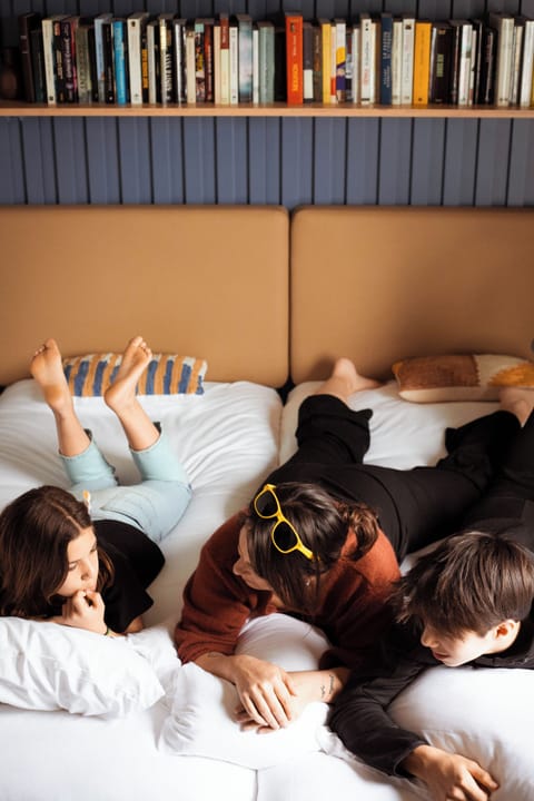 Family Room | Premium bedding, blackout drapes, soundproofing, free WiFi