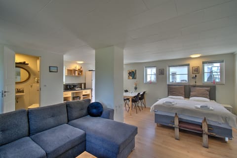 Family Studio Suite | Living area | Flat-screen TV